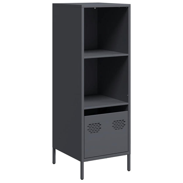 Antrasiitti highboard Nectar 35x39x103,5cm (teräs)