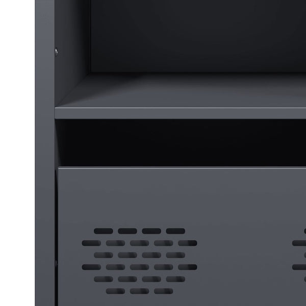 Antrasiitti highboard Nectar 35x39x103,5cm (teräs)