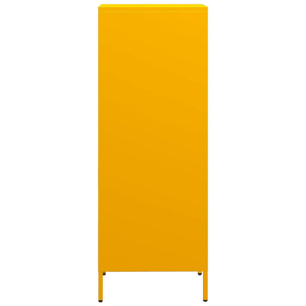 Sinapinkeltainen highboard Nectar 35x39x103,5cm (teräs)