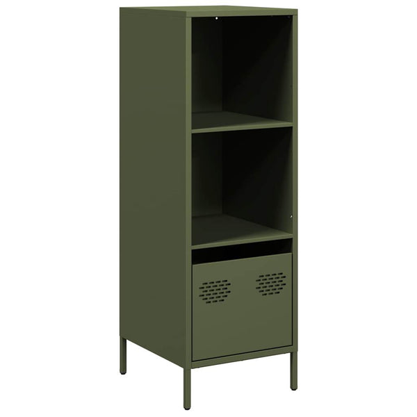 Oliivinvihreä highboard Nectar 35x39x103,5cm (teräs)
