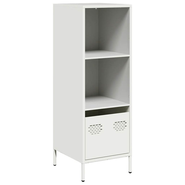 Valkoinen highboard Nectar 35x39x103,5cm (teräs)