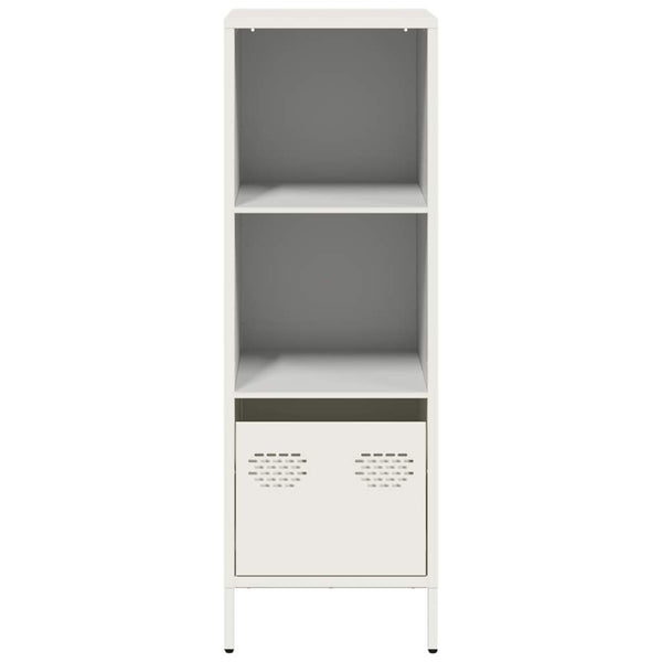 Valkoinen highboard Nectar 35x39x103,5cm (teräs)