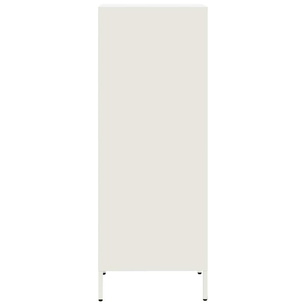 Valkoinen highboard Nectar 35x39x103,5cm (teräs)