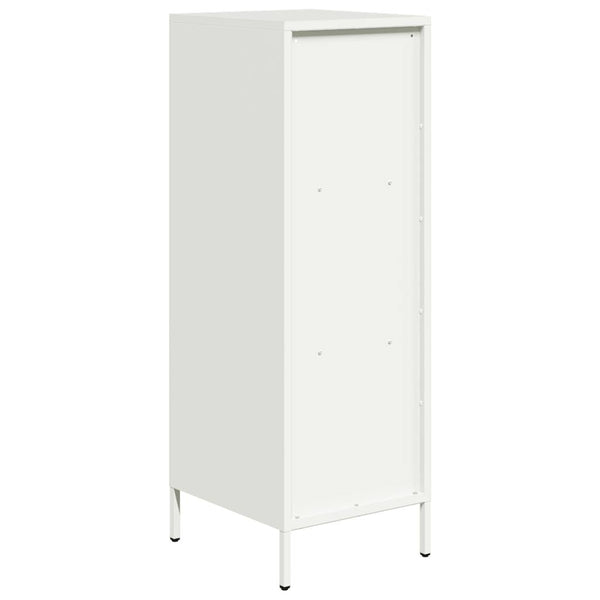 Valkoinen highboard Nectar 35x39x103,5cm (teräs)