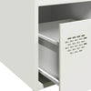 Valkoinen highboard Nectar 35x39x103,5cm (teräs)