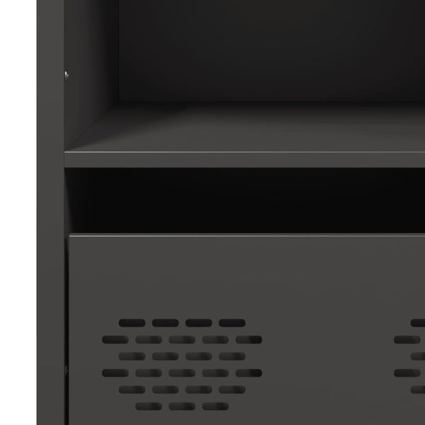 Musta kaappi Nectar 68x39x103,5cm (teräs)