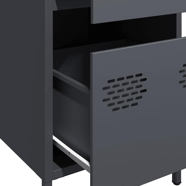 Antrasiitti senkki Annette 35x39x73,5cm (kylmävalssattu teräs)