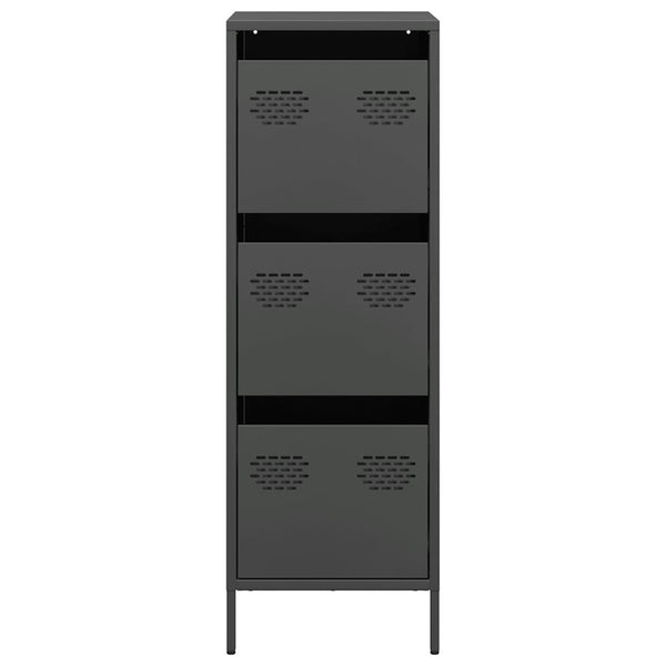 Kaappi musta 39x35x103,5 cm teräs