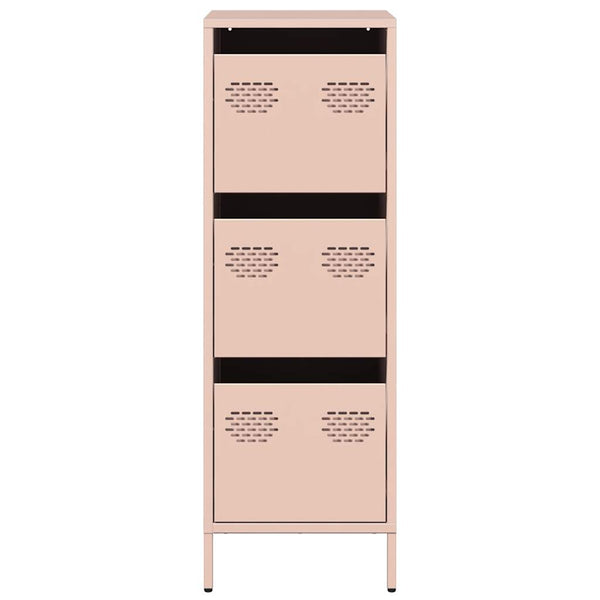 Kaappi pinkki 39x35x103,5 cm teräs