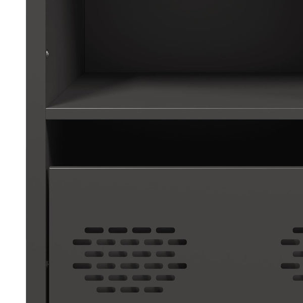 Kaappi musta 68x39x103,5 cm teräs