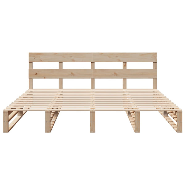 Sängynrunko ilman patjaa 180x200 cm täysi mänty