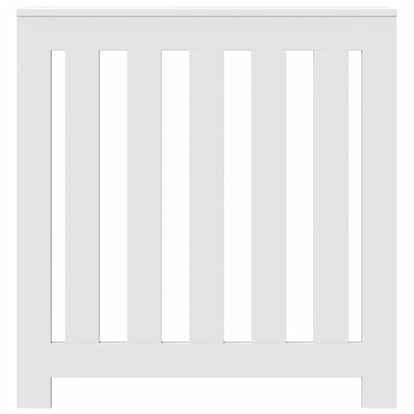 Lämpöpatterin suoja valkoinen 78x20x82 cm tekninen puu