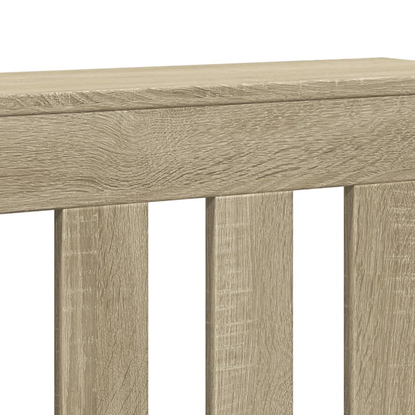 Lämpöpatterin suoja Sonoma-tammi 78x20x82 cm tekninen puu