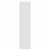 Lämpöpatterin suoja valkoinen 175x20x82 cm tekninen puu