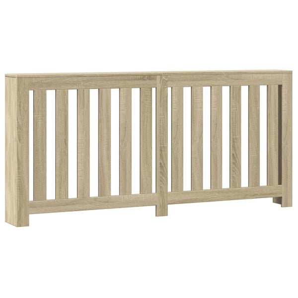 Lämpöpatterin suoja Sonoma-tammi 175x20x82 cm tekninen puu