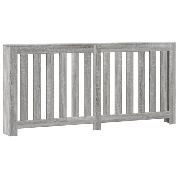 Lämpöpatterin suoja harmaa Sonoma 175x20x82 cm tekninen puu