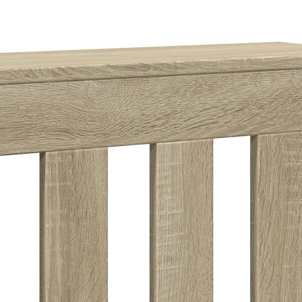 Lämpöpatterin suoja Sonoma-tammi 205x21,5x83,5 cm tekninen puu