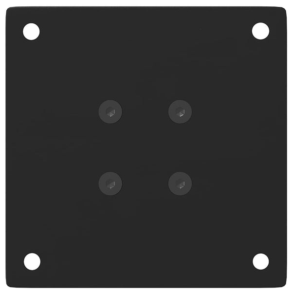 Sohvapöydän jalat 4 kpl Musta 30-32 cm Teräs