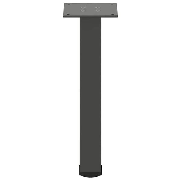 Antrasiittia sohvapöydän jalat Mujdedin 30-32cm (4 kpl, teräs)