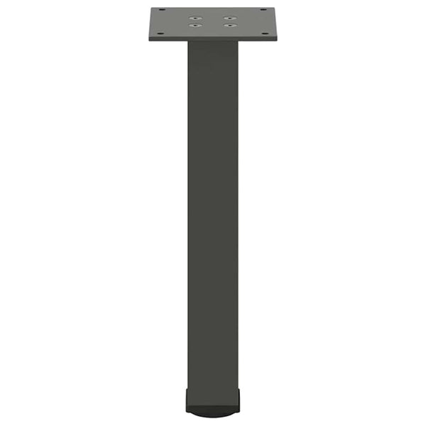 Antrasiittia sohvapöydän jalat Mujdedin 30-32cm (4 kpl, teräs)