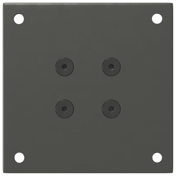 Antrasiittia sohvapöydän jalat Mujdedin 30-32cm (4 kpl, teräs)