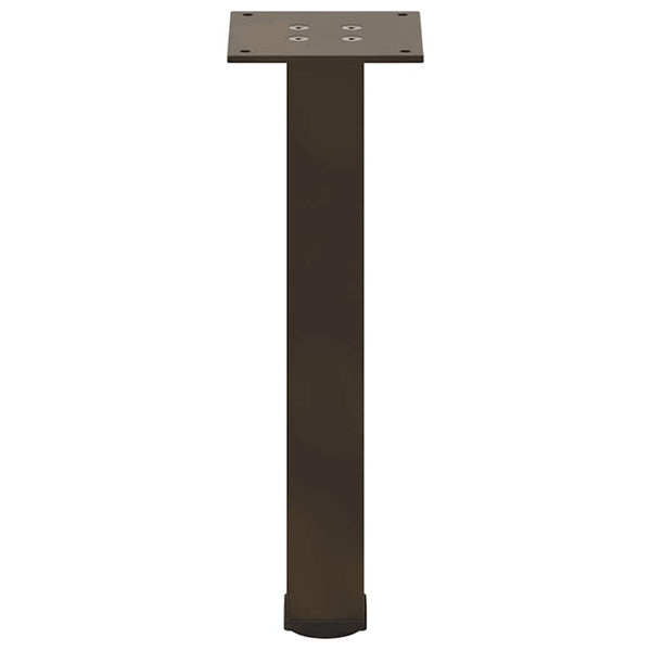 Luonnonteräs sohvapöydän jalat Mujdedin 30-32cm (4 kpl teräs)