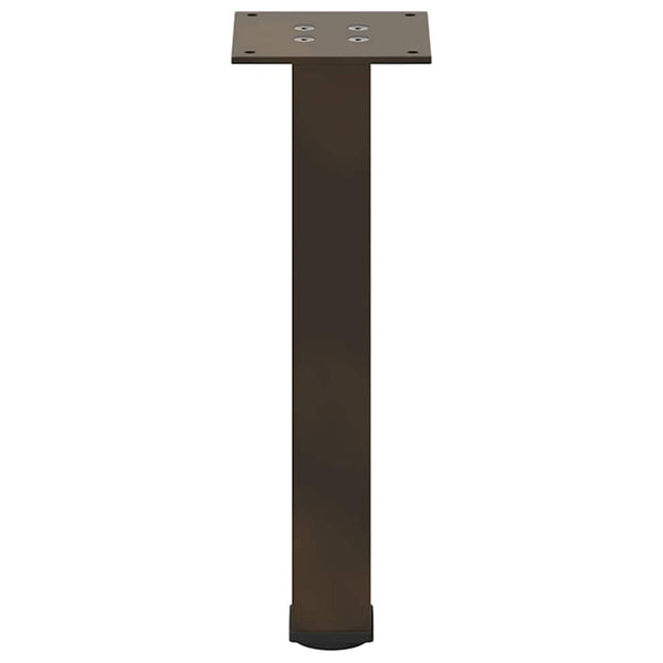 Luonnonteräs sohvapöydän jalat Mujdedin 30-32cm (4 kpl teräs)