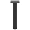 Sohvapöydän jalat 4 kpl musta 42-44 cm teräs