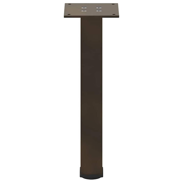 Luonnonteräs sohvapöydän jalat Mujdedin 42-44cm (4 kpl, teräs)