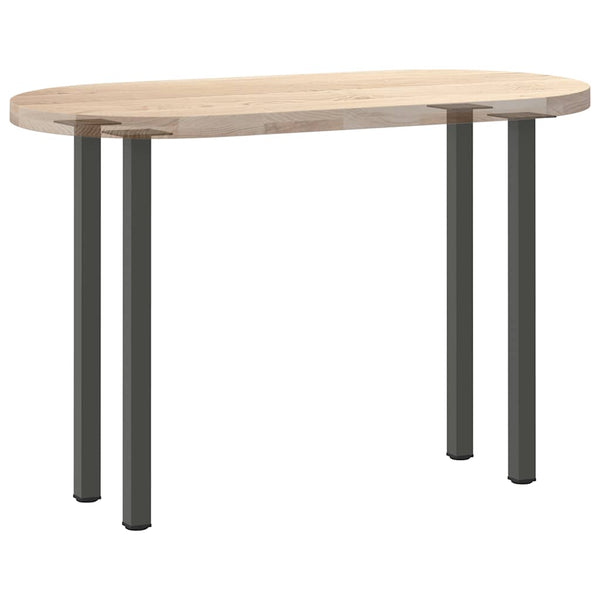 Antrasiittia konsolipöydän jalat Mujdedin 72-74cm (4 kpl teräs)