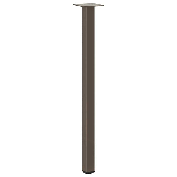 Luonnonteräs konsolipöydän jalat Mujdedin 72-74cm (4 kpl, teräs)