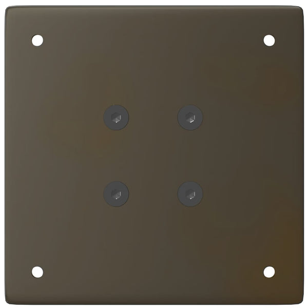 Luonnonteräs konsolipöydän jalat Mujdedin 72-74cm (4 kpl, teräs)