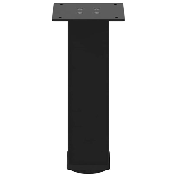 Sohvapöydän jalat 4 kpl musta 42-44 cm teräs