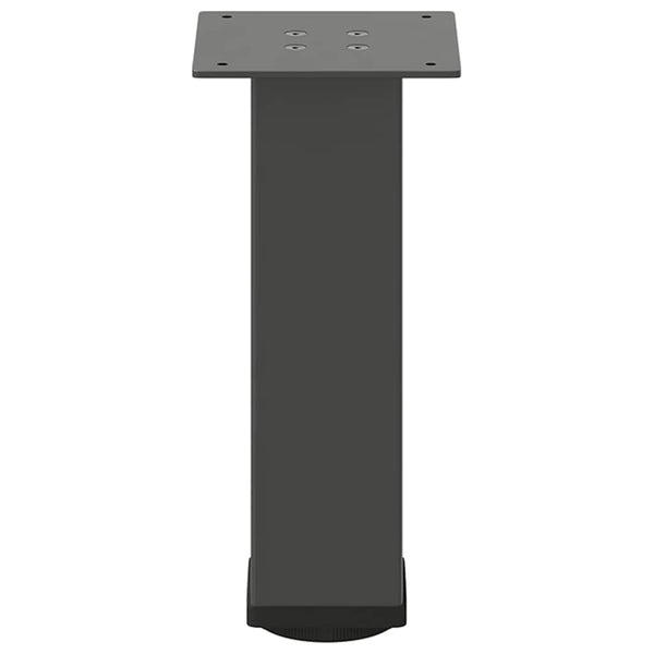 Sohvapöydän jalat 4 kpl antrasiittia 42-44 cm teräs