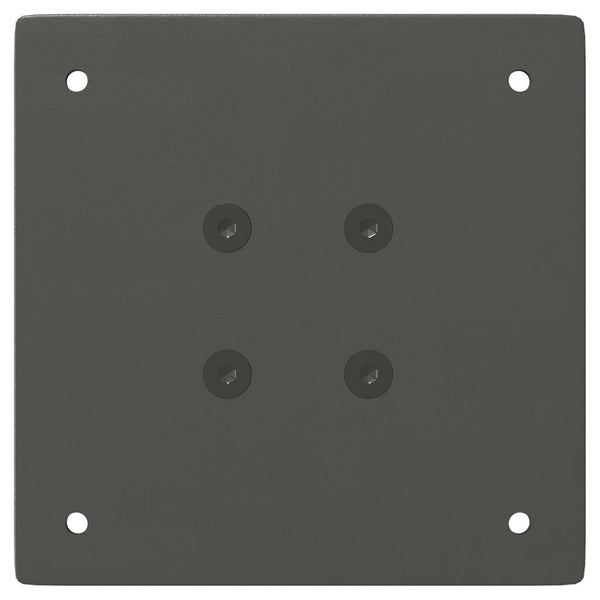 Sohvapöydän jalat 4 kpl antrasiittia 42-44 cm teräs