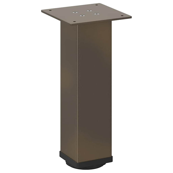 Luonnonteräs sohvapöydän jalat Mujdedin 42-44cm (4 kpl teräs)