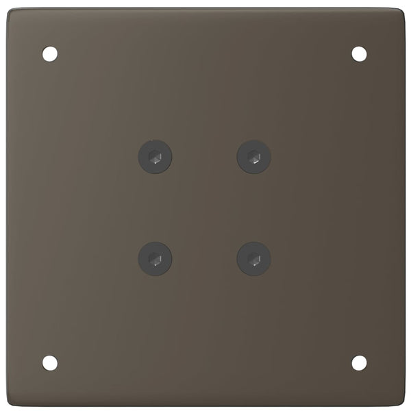 Luonnonteräs sohvapöydän jalat Mujdedin 42-44cm (4 kpl teräs)