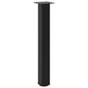 Musta konsolipöydän jalat Mujdedin 72-74cm (4 kpl, teräs)