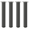 Antrasiittia konsolipöydän jalat Mujdedin 72-74cm (4 kpl teräs)