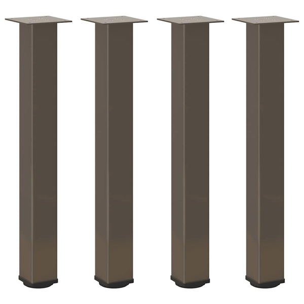 Luonnonteräs konsolipöydän jalat Mujdedin 72-74cm (4 kpl teräs)