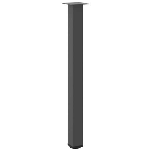 Antrasiittia baaripöydän jalat Mujdedin 90-92cm (4 kpl teräs)