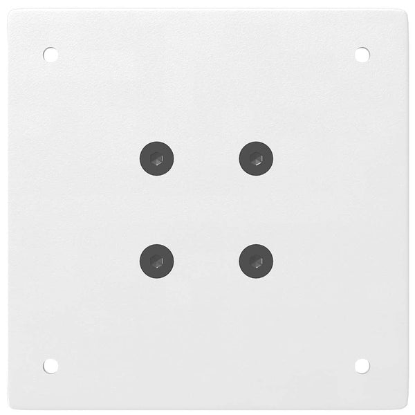 Valkoinen baaripöydän jalat Mujdedin 110-112cm (4 kpl teräs)