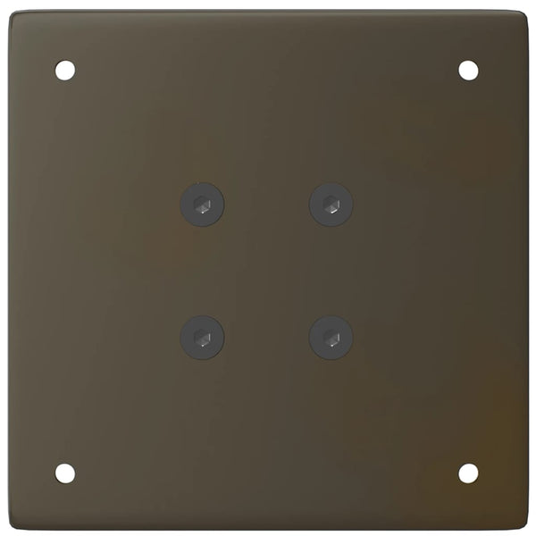 Luonnonteräs baaripöydän jalat Mujdedin 110-112cm (4 kpl teräs)