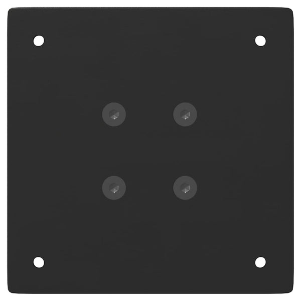 Sohvapöydän jalat 4 kpl Musta 42 cm Teräs