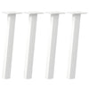 Valkoinen sohvapöydän jalat Cheryl 42cm (4 kpl, teräs)