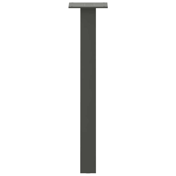 Sohvapöydän jalat 4 kpl antrasiittia 42 cm Teräs