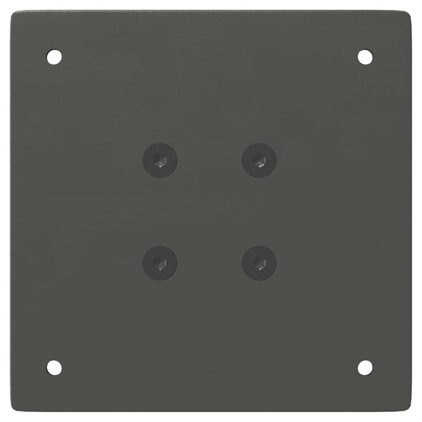 Sohvapöydän jalat 4 kpl antrasiittia 42 cm Teräs