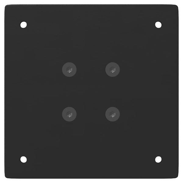 Musta konsolipöydän jalat Cheryl 72cm (4 kpl, teräs)