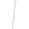 Valkoinen konsolipöydän jalat Cheryl 72cm (4 kpl, teräs)