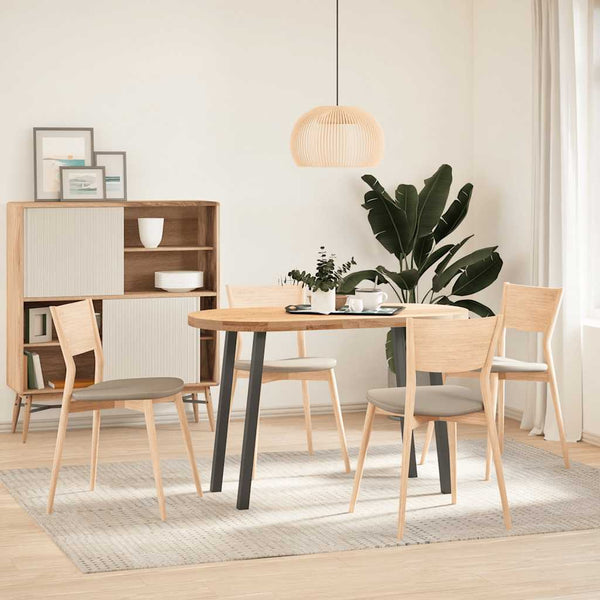 Antrasiittia konsolipöydän jalat Cheryl 72cm (4 kpl teräs)